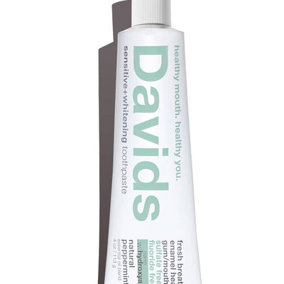 Davids Sensitive+Whitening Toothpaste with Nano-Hydroxyapatite, 4 oz