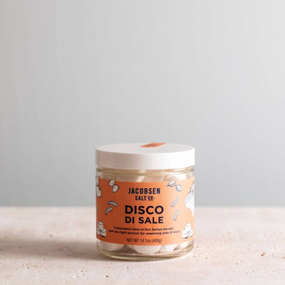 Jacobsen Salt Co. Disco Di Sale Fine Italian Sea Salt Discs – 14.1 oz (400 g)