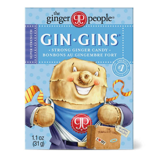 The Ginger People GIN GINS Super Strength Chewy Ginger Candy – 36 oz