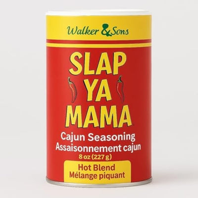 Slap Ya Mama Hot & Spicy Cajun Seasoning Blend, 8 oz (227 g)