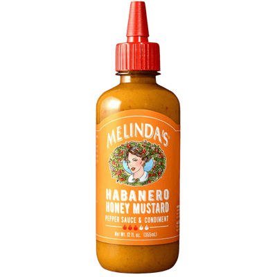 Melinda’s Hot Habanero Honey Mustard Pepper Sauce – 12 oz