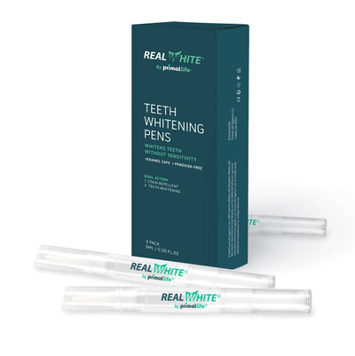 Primal Life Organics Real White Teeth Whitening Pens – 3 Pack