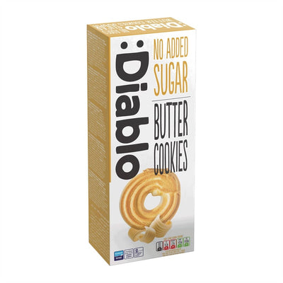Diablo No Added Sugar Butter Cookies – 135 g