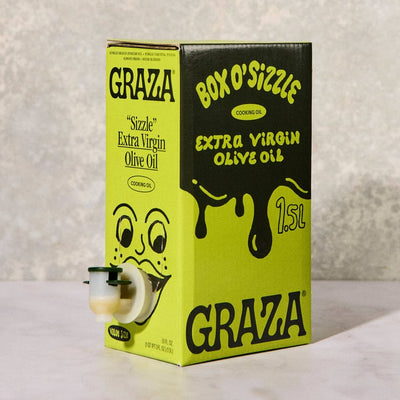 Graza Sizzle Extra Virgin Olive Oil Bag in Box – 1.5 L