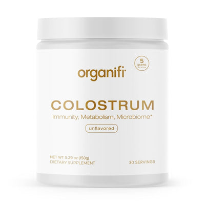 Organifi Colostrum – Immune Support & Gut Health Powder – Unflavoured – 30 Servings