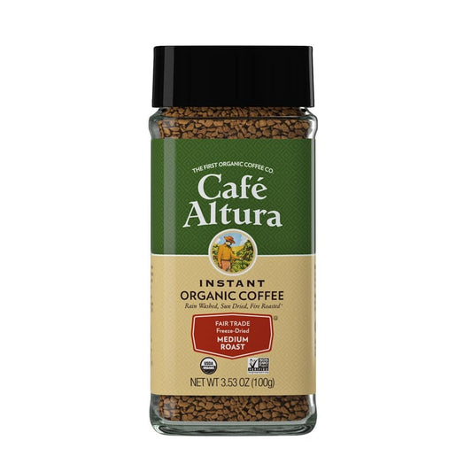 Cafe Altura – Organic Instant Coffee – 3.53 oz / 100 g