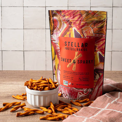 Stellar Snacks Pretzel Braids – Sweet & Spicy – 12 oz (340 g)