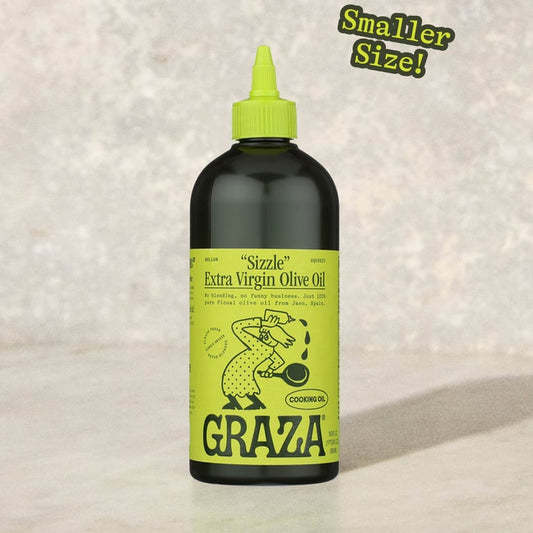 Graza Sizzle Extra Virgin Olive Oil – 500 mL Squeeze Bottle