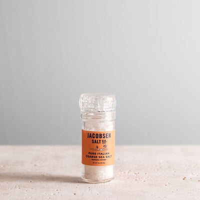 Jacobsen Salt Co. Pure Italian Coarse Sea Salt Grinder – 3 oz (85 g)