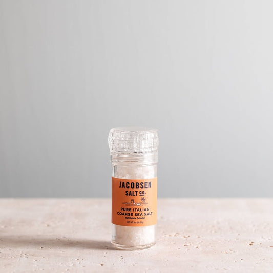 Jacobsen Salt Co. Pure Italian Coarse Sea Salt Grinder – 3 oz (85 g)