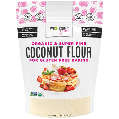 Wholesome Yum Organic Coconut Flour – 454 g / 1 lb