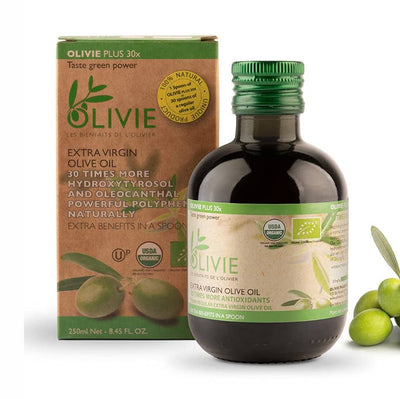Atlas Olivie Plus 30X Organic High Polyphenol Extra Virgin Olive Oil – 250 ml