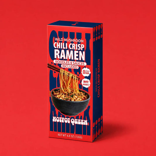 Hotpot Queen Wild Mushroom Chili Crisp Ramen, 4.8 oz