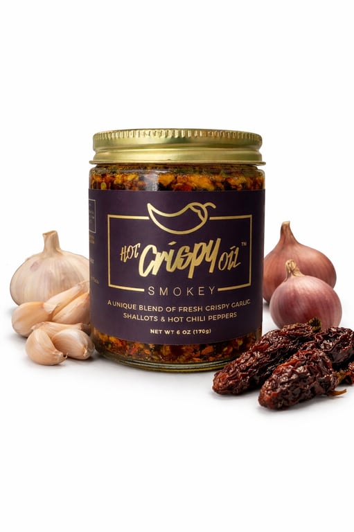 Hot Crispy Oil Smokey Chili Crisp — 6 oz (170 g)