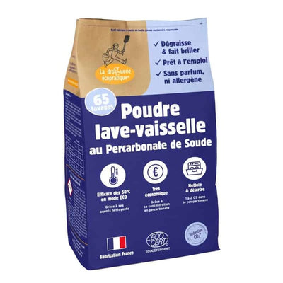 La Droguerie Écologique Dishwasher Powder with Sodium Percarbonate — 1 kg