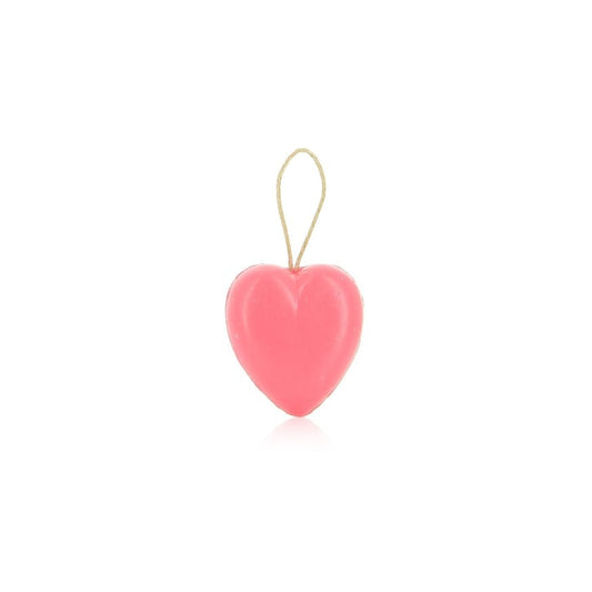 La Savonnette Marseillaise Heart of Provence Soap on a Rope — Red — 90 g
