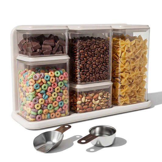 Smirly – Airtight Food Storage Container Set – Cream White