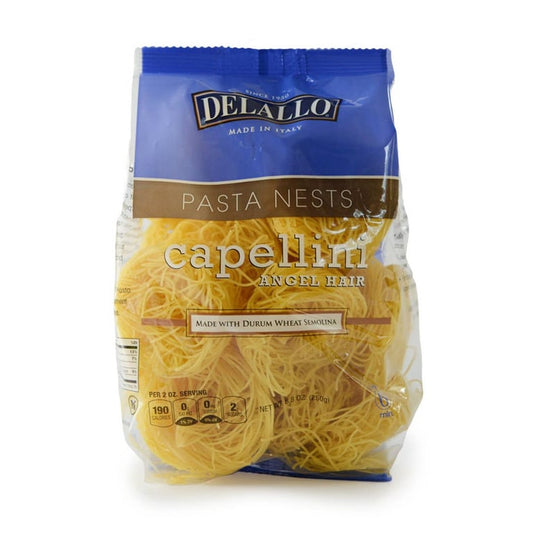 DeLallo Capellini Angel Hair Nests – 8.82 oz