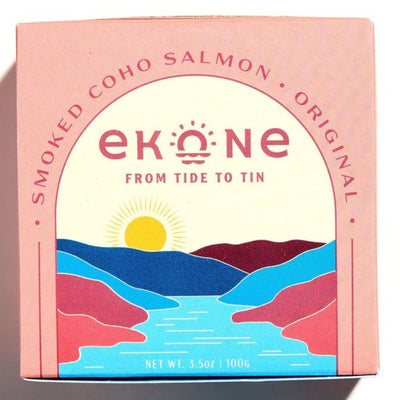 Ekone – Wild Smoked Coho Salmon – 3.5 oz (100 g)
