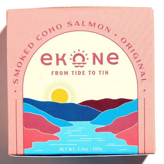 Ekone – Wild Smoked Coho Salmon – 3.5 oz (100 g)