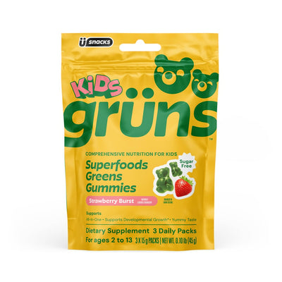 Grüns Kids Sugar-Free Superfood Greens Gummies, 3 Servings