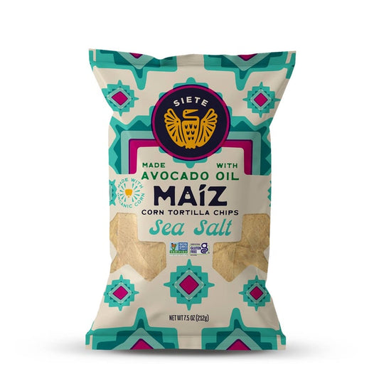 Siete Foods Maíz Sea Salt Corn Tortilla Chips — 7.5 oz