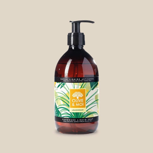 Olive & Moi Lemongrass Liquid Soap — 500 mL