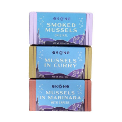 Ekone – Mussel Variety Pack – 3 Tins