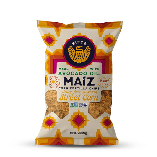 Siete Foods Maíz Dairy Free Mexican Street Corn Tortilla Chips — 7.5 oz