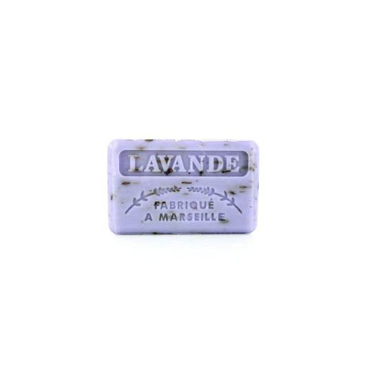 La Savonnette Marseillaise Shea Butter Soap — Lavender flowers — 125 g