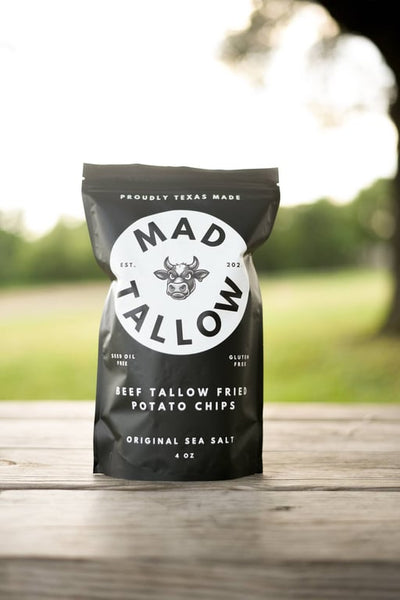 Mad Tallow Ranchers Original Sea Salt Beef Tallow Potato Chips, 4 oz