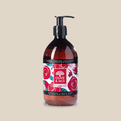 Olive & Moi Rose Liquid Soap — 500 mL
