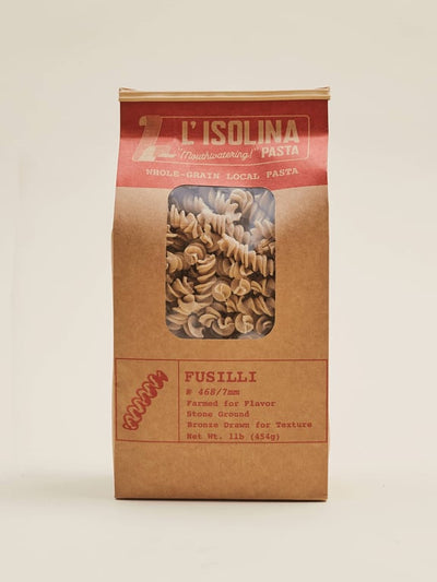 L'Isolina Pasta Organic Whole Grain Fusilli Pasta, 1 lb