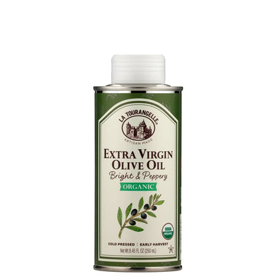 La Tourangelle Organic Bright & Peppery Extra Virgin Olive Oil – 8.45 fl oz