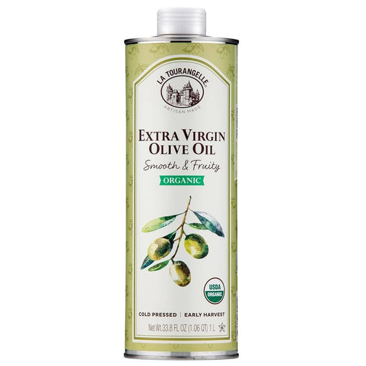 La Tourangelle Organic Smooth & Fruity Extra Virgin Olive Oil – 1 L