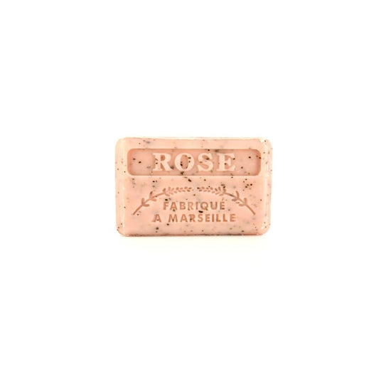 La Savonnette Marseillaise Shea Butter Soap — Exfoliating rose — 125 g