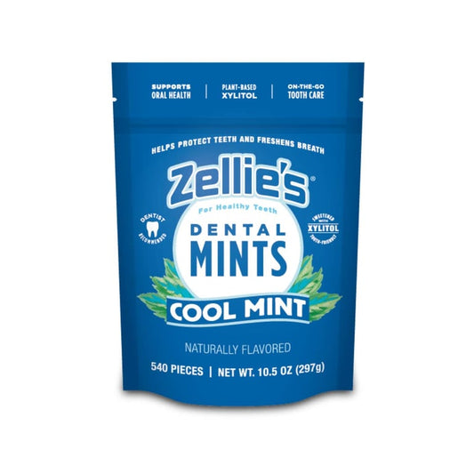 Zellie's Xylitol Dental Mints — Cool Mint, 540-Count Pouch