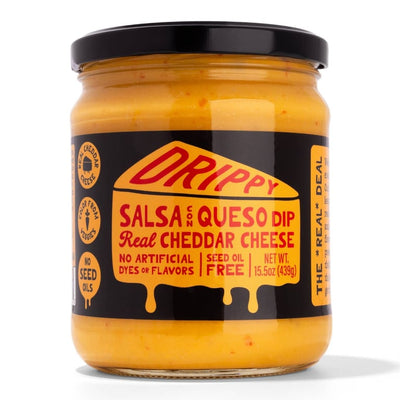 Drippy Dip Salsa Queso Dip — 15.5 oz (439 g)