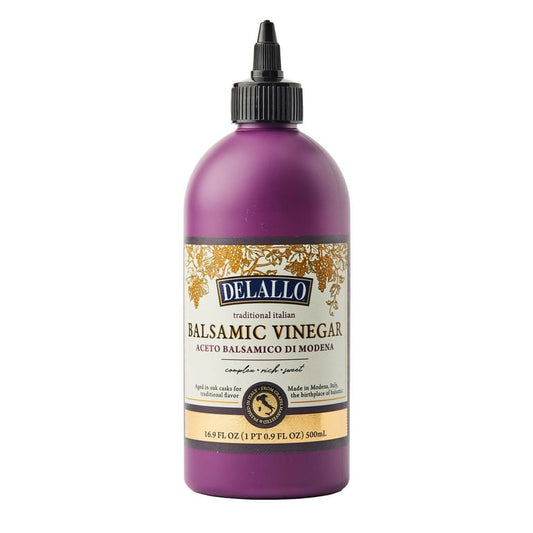 DeLallo Aged Modena Balsamic Vinegar Squeeze Bottle – 16.9 fl oz