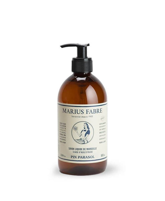 Marius Fabre – Parasol Pine Marseille Liquid Soap – 500 mL Pump