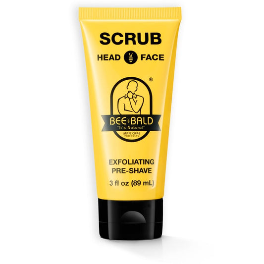 Bee Bald Scrub Exfoliating Pre-Shave — 3 fl oz
