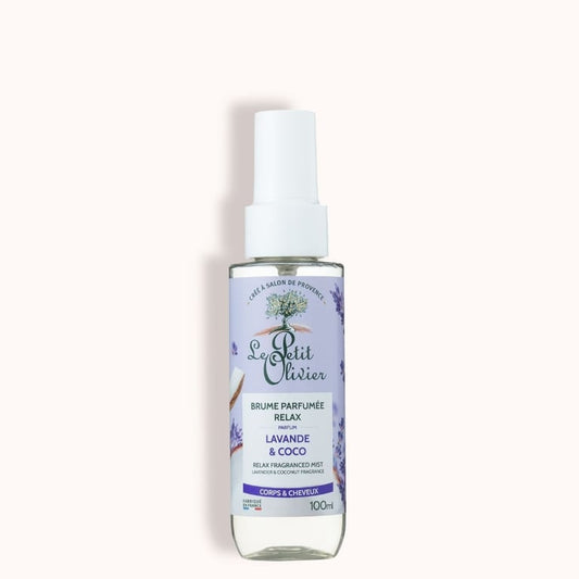 Le Petit Olivier – Relax Body & Hair Fragrance Mist – Lavender & Coconut – 100 mL