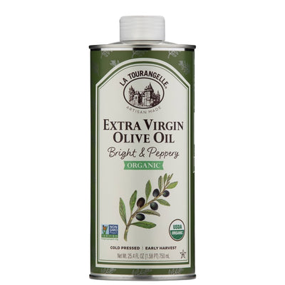 La Tourangelle Organic Bright & Peppery Extra Virgin Olive Oil – 25.4 fl oz