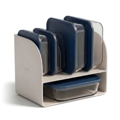 Smirly – Glass Food Container Set – Blue