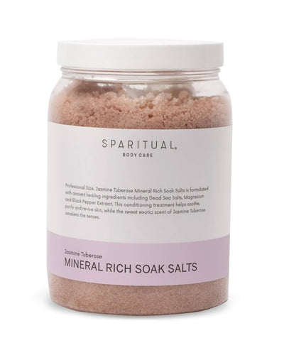 SPARITUAL Jasmine Tuberose Mineral Rich Soak Salts — 64 fl oz