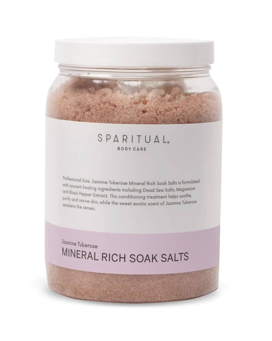 SPARITUAL Jasmine Tuberose Mineral Rich Soak Salts — 64 fl oz