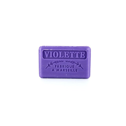 La Savonnette Marseillaise Shea Butter Soap — Violet — 125 g