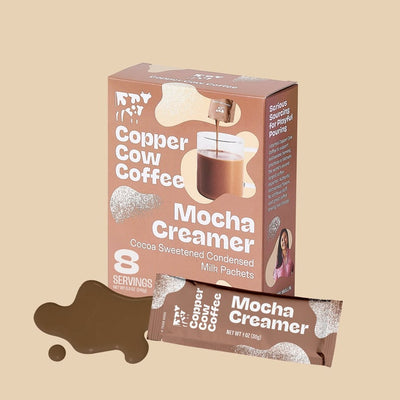 Copper Cow Coffee Mocha Sweetened Condensed Milk Creamer — 8 Count