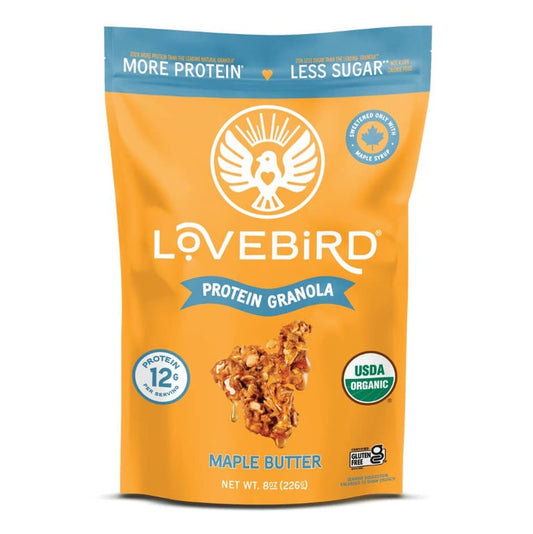 Lovebird – Maple Butter Organic Protein Granola – 8 oz (226 g)