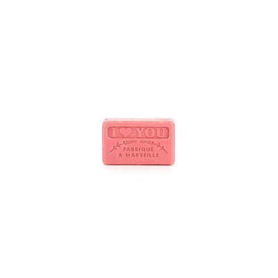 La Savonnette Marseillaise Mini Shea Butter Soap — I Love You — 60 g
